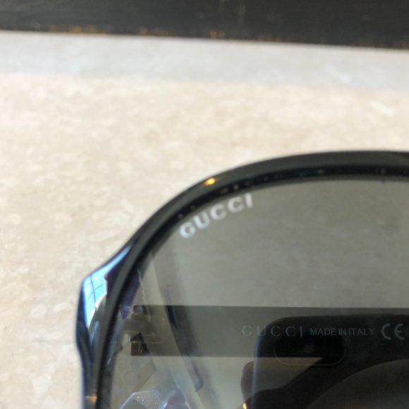 GUCCI BLACK UNISEX AVIATOR SUNGLASSES LOGO STRIPE main image 7